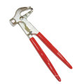 wheel weight plier with metalworking hand tool